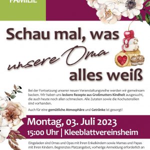 „Schau mal, was unsere Oma alles weiß“