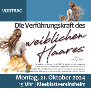 Vortrag: Die Verführungskraft des weiblichen Haares und die Nöte  glatzköpfiger Männer