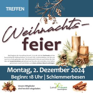 Weihnachtsfeier der LandFrauen