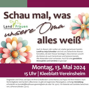 Schau mal… Frühlingsbasteln mit Anja