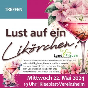 Lust auf ein Likörchen? Wir laden zum Kennenlernen und gemeinsamen Spielen ein