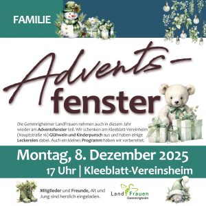 Adventsfenster bei den LandFrauen 