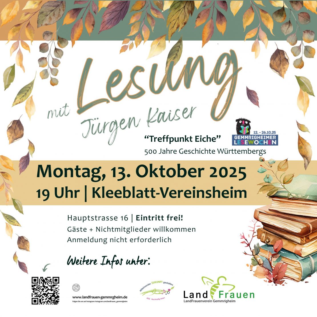 Square LandFrauen – Lesung 2025
