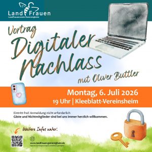 Vortrag: Digitaler Nachlass – online erben leicht gemacht