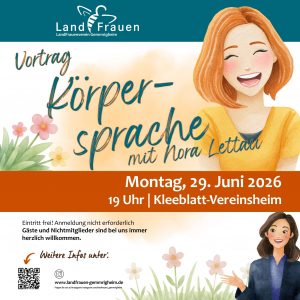 Vortrag über die Körpersprache ABGESAGT!