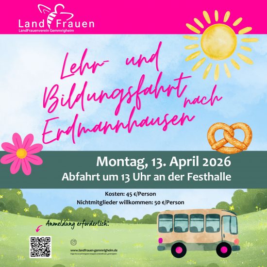 Lehr- und Bildungsfahrt nach Erdmannhausen