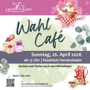 Wir öffnen auch zur Bürgermeisterwahl unser Wahl-Café